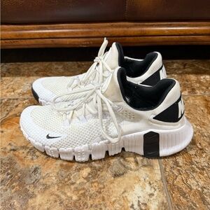 White and Black Athletic Sneakers